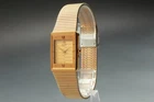 Vtg 1994 [Near MINT] SEIKO V701-5K30 Gold Tank Roman Bracelet Ladies Watch JAPAN