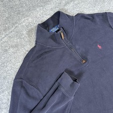 Polo Ralph Lauren Sweater Mens XL Quarter Zip Pullover Pony Casual