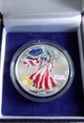 1999 American US Silver Eagle 1 oz. in Full Color w/ Box & COA