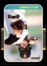 Kelly Downs 1987 Donruss #573 Giants MLB READ FREE SHIPPING AutographDen