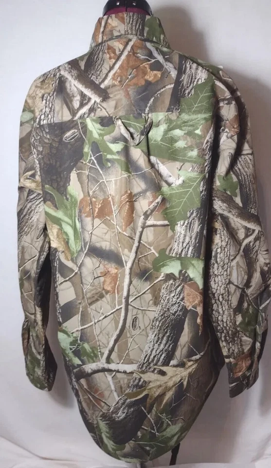 SCENT BLOCKER PLUS Camouflage Shirt Jacket Mens Sz"M"Realtree Hardwood green NWT - Image 4 of 4