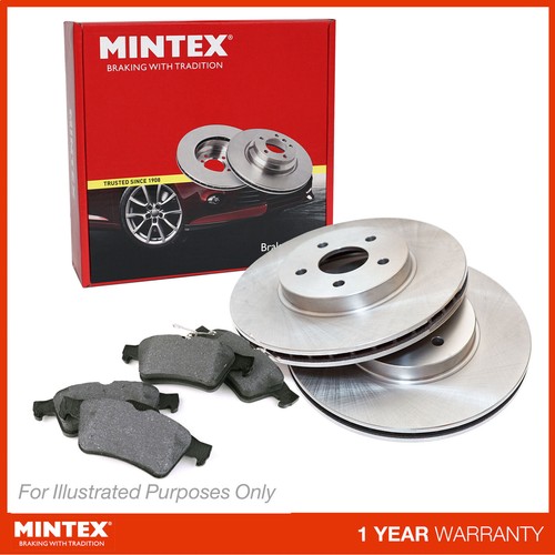 Mintex Brakebox Front Brake Discs & Pads For Nissan Micra C+C MK3 1.6