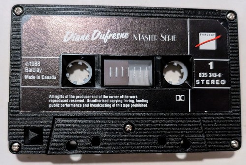 Diane Dufresne – Diane Dufresne (1988) - Canada - Cassette VG+ (Tested) - Picture 5 of 6