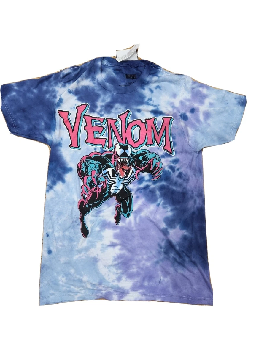 Marvel Venom Lunge Tie-Dye T-Shirt Adult unisex | eBay