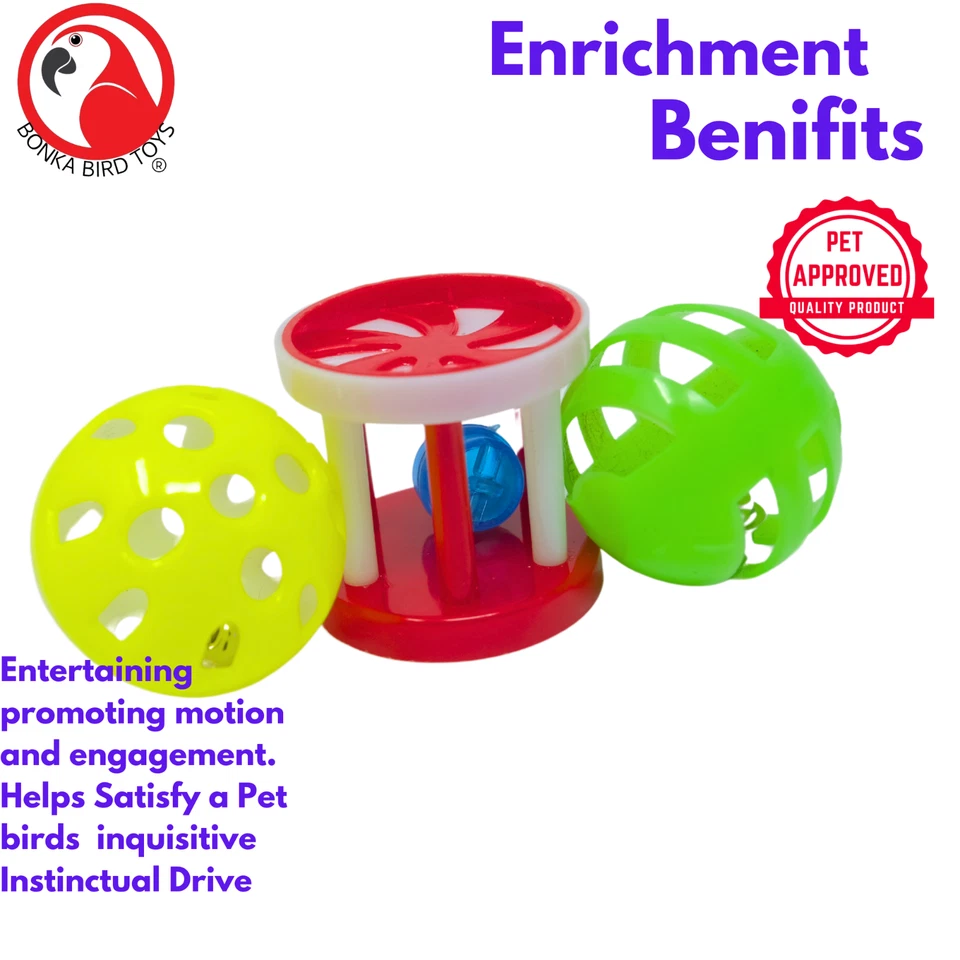 Bonka Bird Toys 1195 Play Three Foot Talon Craft Part Parrot Cage Toy Conure Pet - Изображение 2 из 4