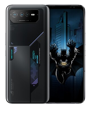 ASUS ROG Phone 6D Batman Edition 256GB 12GB RAM 6000mAh WLAN LTE Night Black NEU
