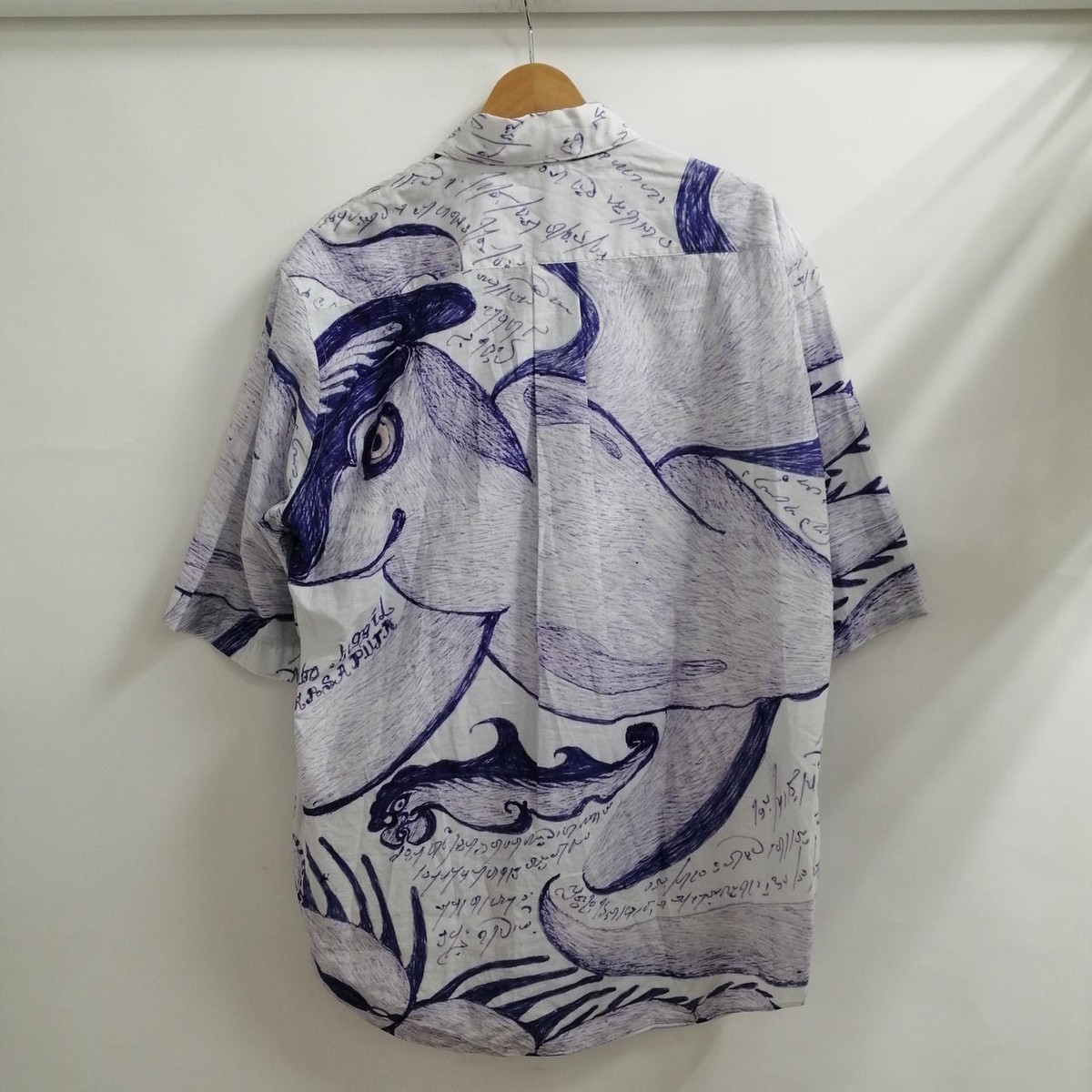 Lemaire All-Over Pattern Blu Series Angkasapura Ss Shirt | eBay Lemaire All-Over Pattern Blu Series Angkasapura Ss Shirt | eBay
