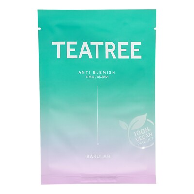 Barulab Teatree Maske 23g Korean Face Mask Koreanische Gesichtsmaske