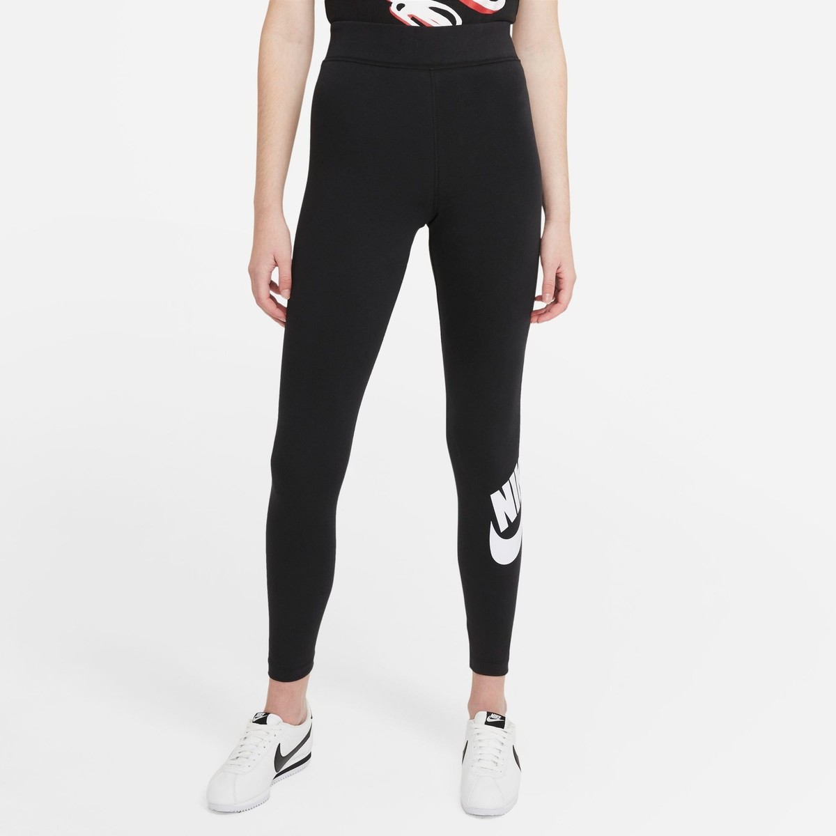 CZ8528-010] Womens Nike HIGH-WAISTED LOGO LEGGINGS | eBay