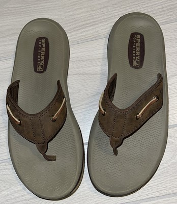 Sperry Top Sider Sandal Mens 10M Brown 