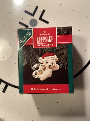 baby's second christmas ornament