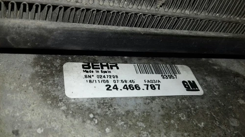24466787 Intercooler per OPEL COMBO (CORSA C) Familiar 2007 3215603 - Bild 3 von 16