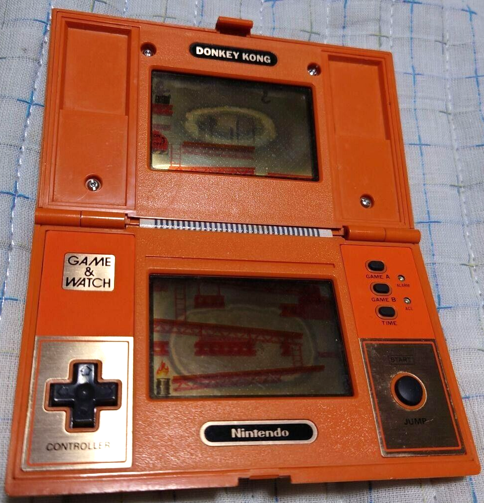 USED Nintendo Game & watch Donkey Kong DK-52 Multi Screen Vintange