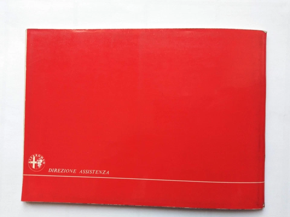ALFA ROMEO ALFETTA 1600   LIBRETTO USO MANUTENZIONE  01/1975     (818) - Immagine 4 di 4