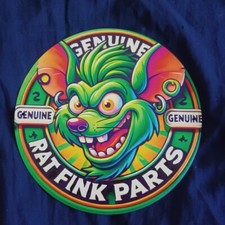 8" Round Metal Sign Wall Art Man Cave Garage Bar Gas Station Oil Rat Fink Part 1