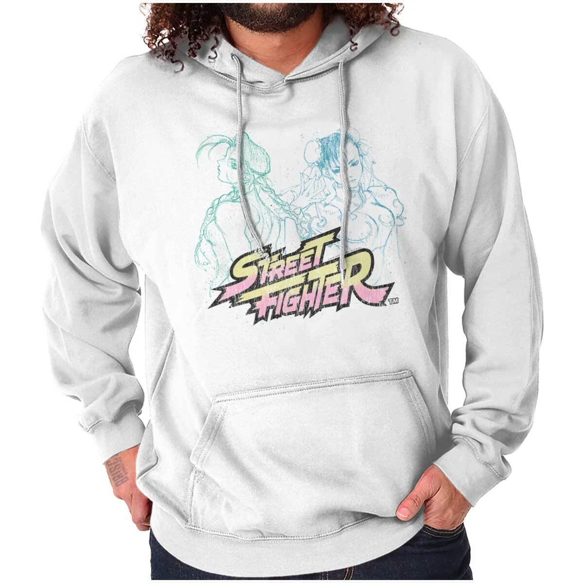 Street Fighter Capcom Cammy Chun-Li Video Gamer Hoodie Hooded