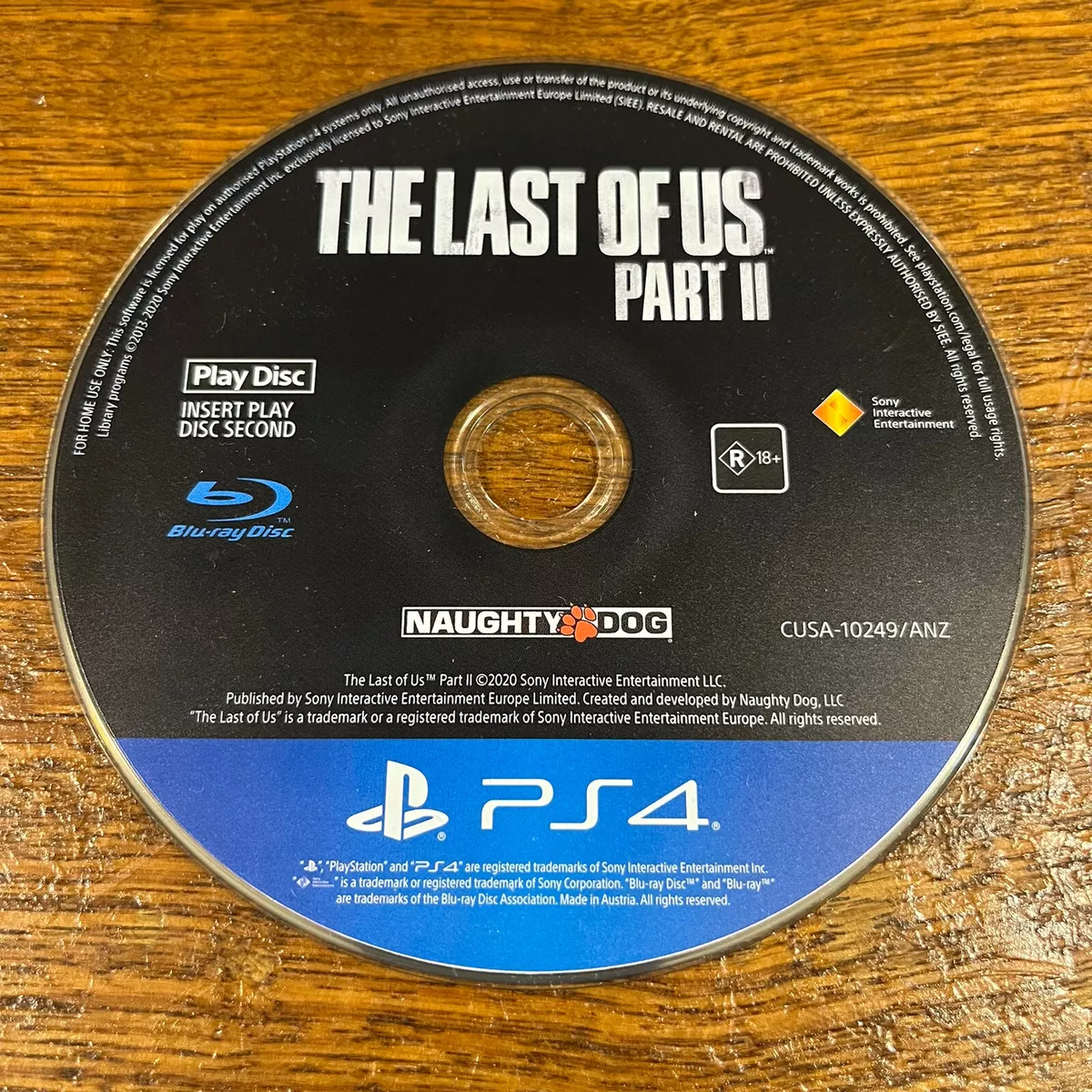 The Last of Us: Part 2 vem em dois discos Bluray