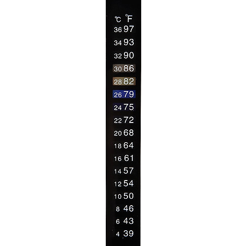 Adhesive Temperature Strip Thermometer - For Brewing Distilling fermenting Beer