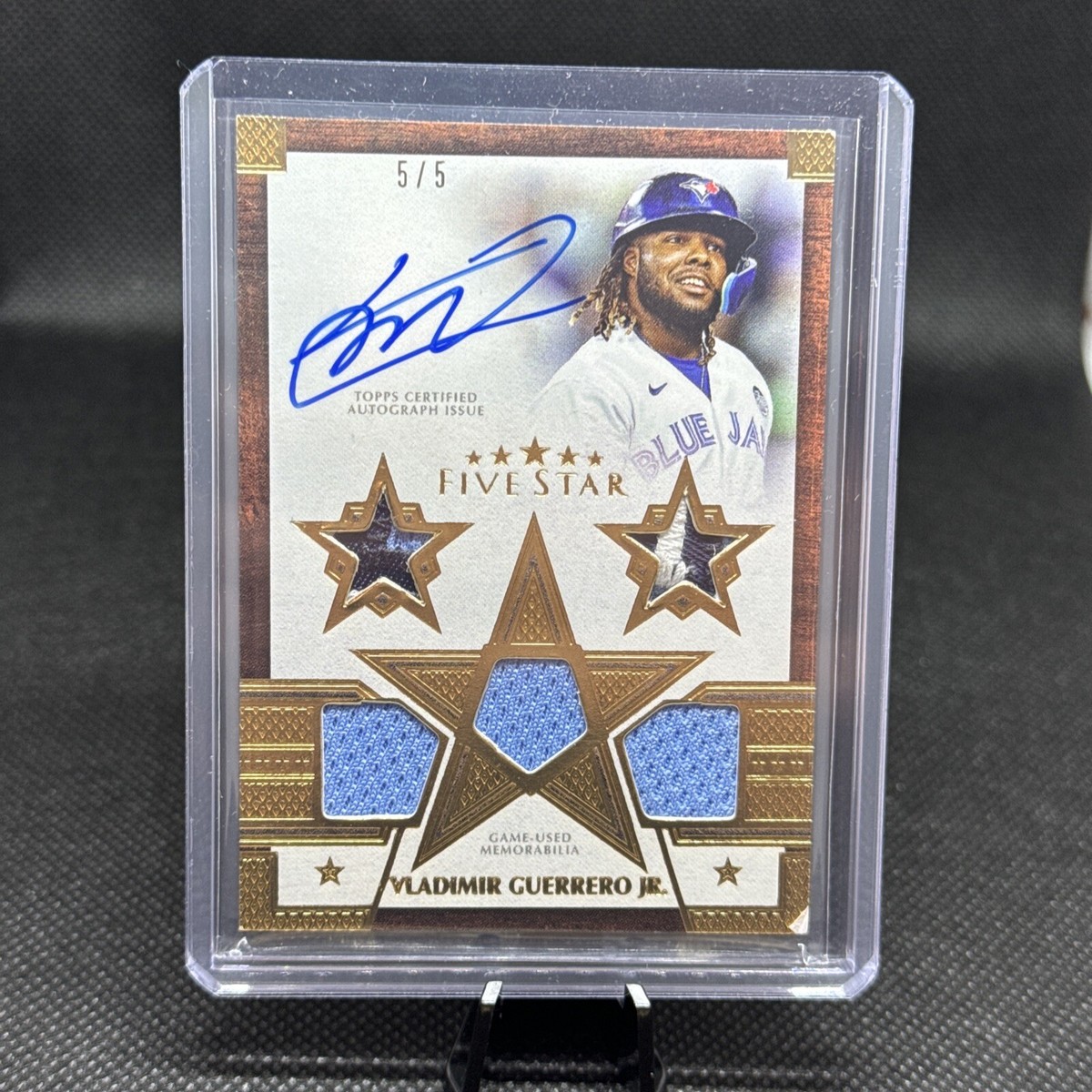 2023 Topps Five Star Vladimir Guerrero Jr. Quintuple Relic