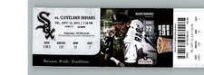 Cleveland Indians vs Chicago White Sox 9/13/2013 Full Ticket - Alexei Ramirez .