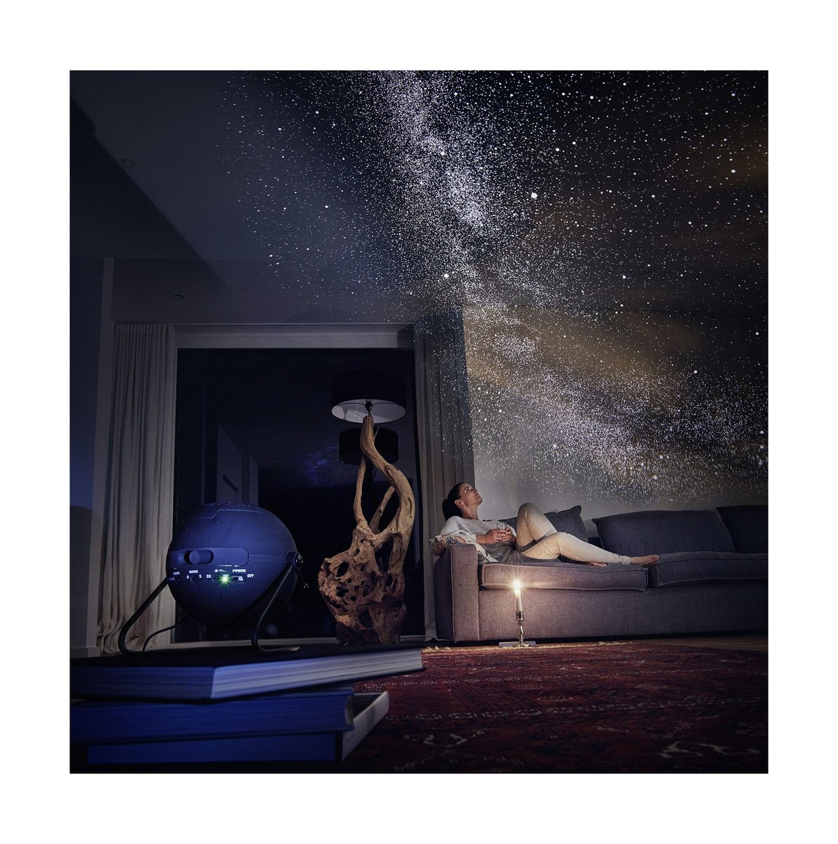 Sega Toys Homestar Flux (Satin Black) Home Planetarium Star