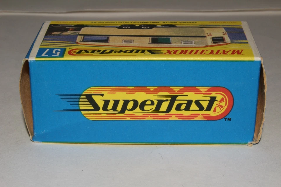 Remolque Matchbox Superfast #57 caravana, excepcional, en caja, lote B Foto 4 de 4