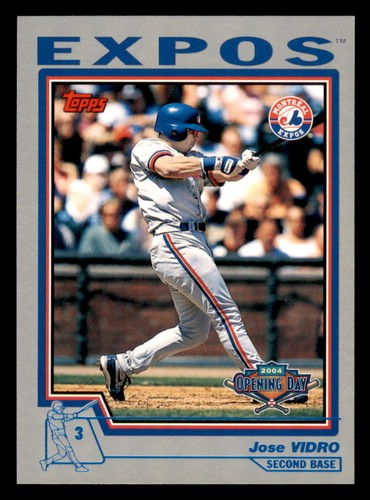 2004 Topps Opening Day Jose Vidro #42 card