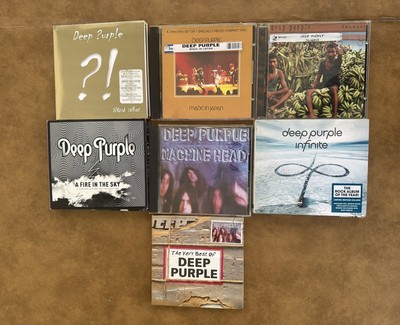 Deep Purple CD collection - Lot Bundle of 7 Albums