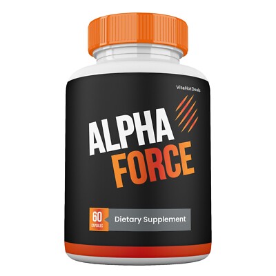 Alpha Force Capsules for Men, Max Strength, Alpha Force Male Supplement (1 Pack)