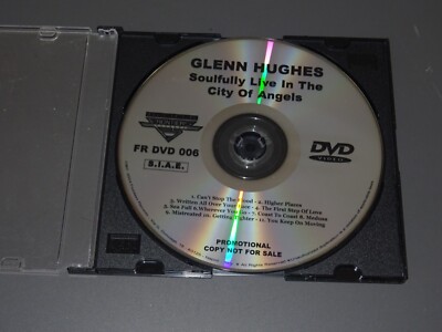 GLENN HUGHES - SOULFULLY LIVE IN THE CITY / PROMO-DVD 2004 (MINT-)