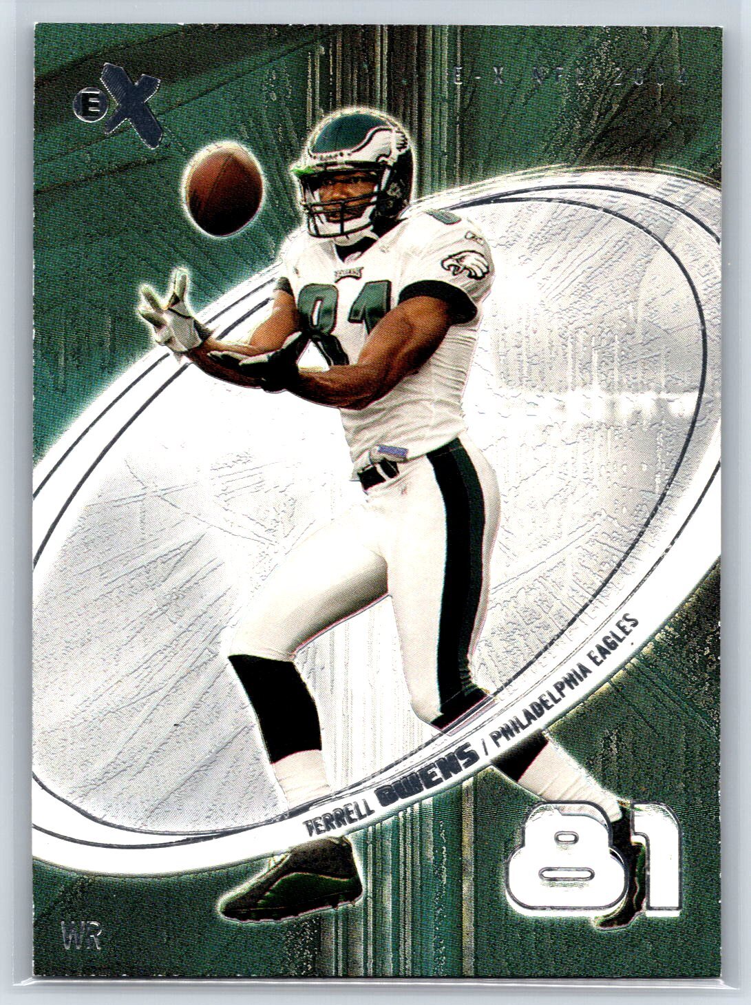 2004 Fleer E-X Terrell Owens Philadelphia Eagles #35