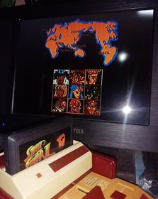 NES Famicom Nintendo "SUPER STREET FIGHTER 3 III CRASY" EXTRA RARE!! FC JAPAN
