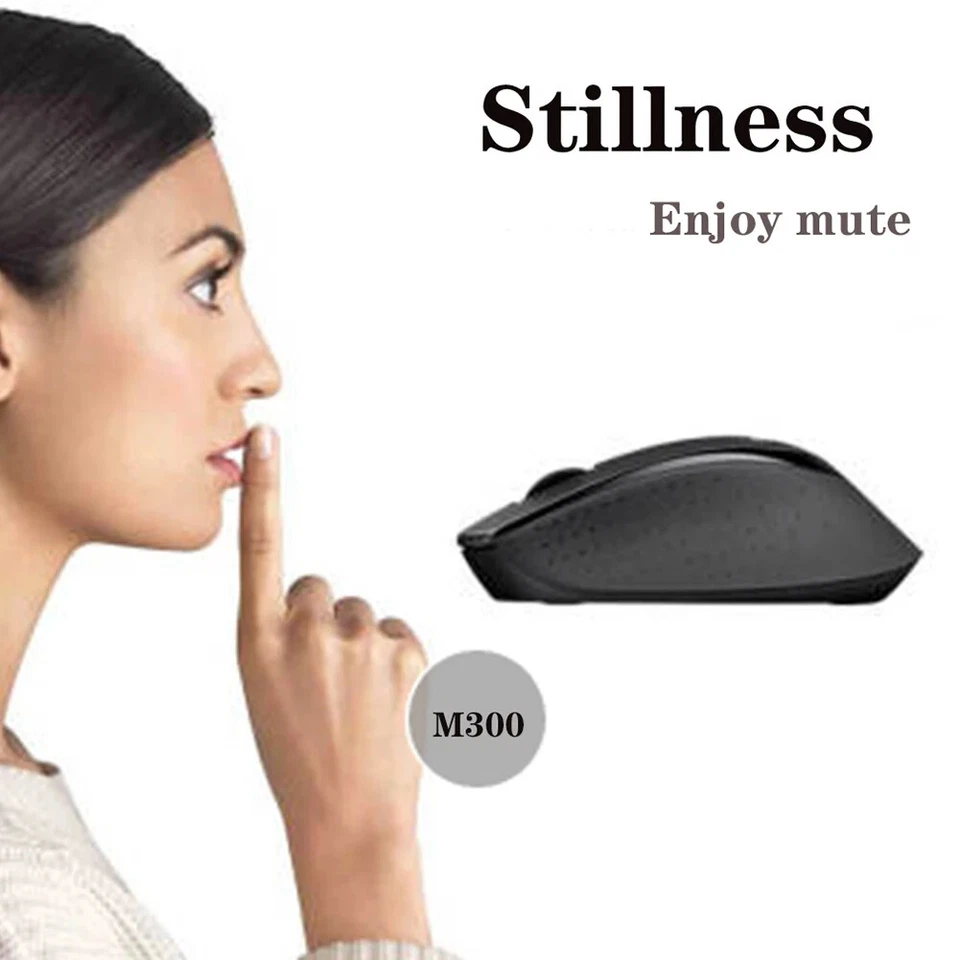 Wireless Mouse Gaming Esports Peripheral 2.4GHz USB1000 M185DPI 3 Buttons - Image 3 of 4