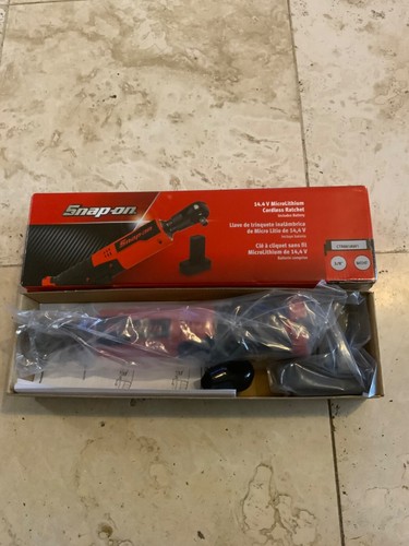 Snap On 14.4 V Microlithium Brushless 3/8” Dr Cordless Ratchet CTR861AW1 New - Bild 2 von 2