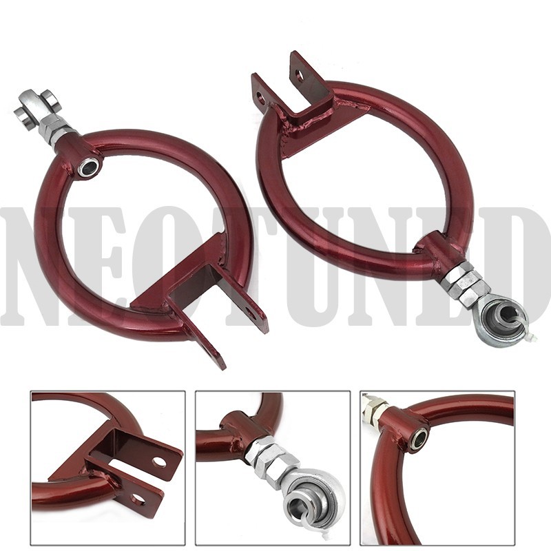RED FITS 89-94 240SX 180SX S13 300ZX Z32 ADJUSTABLE REAR CAMBER
