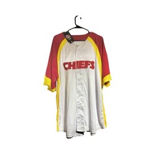 NWT Men's Fanatics Kansas City Chiefs Mahomes Baseball Jersey XXL $90 MSRP