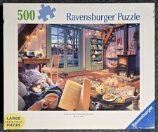 Ravensburger Cozy Retreat 500 Piece Puzzle Large Pieces New in Open Box