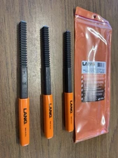 Lang Tools 2573 (Kastar) 3 PCS RETHREAD FILE SET Made in USA