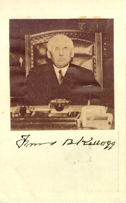FRANK B. KELLOGG - AUTOGRAPH