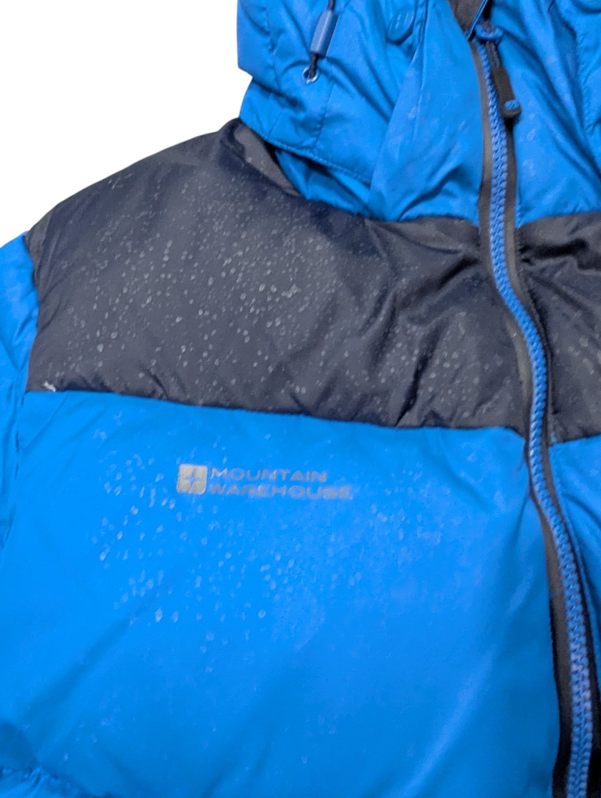 Mountain Warehouse Down Puffer Jacket Medium Blue… - image 3