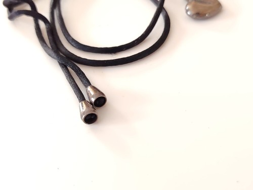 Sterling Silver Heart Pendant Silk Necklace Links Of London Hallmarked - Picture 4 of 7