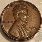 1942 1C BN Lincoln Wheat Penny Cent! Extremely Fine Details On Obverse!