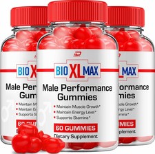 (3 Pack) Bio XL Max Gummies for Men – BioXLMax Male Gummy All-Natural Reviews