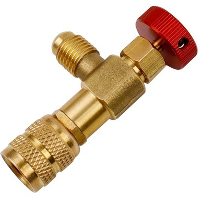 Adapter Sicherheitsventil Klimaanlage 1/4 Zoll auf 5/16 Zoll Messing robust