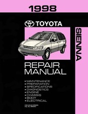 1998 Toyota Sienna Factory Shop Service Manual 1998 Toyota Sienna Factory Shop Service Manual