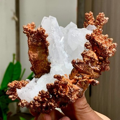 1.78LB Rare!! iridescent Native Copper crystal mineral specimen
