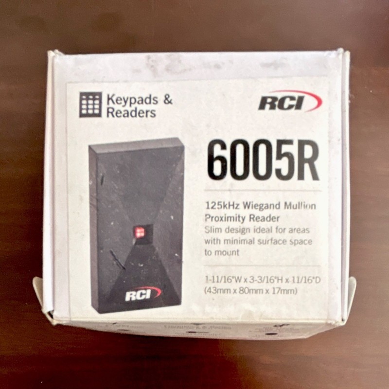 RCI 6005R 125kHz Wiegand Mullion Proximity Reader