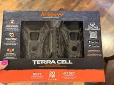 2 PK Wildgame Innovations TERRA CELL  TRAIL CAMERA 20 MP 80 FT VERIZON & AT&T