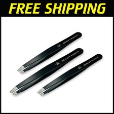 Ultra-Precision Slant Tweezers - Ideal for Eyebrow Grooming