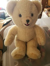 Snuggle Bear Vintage Teddy Lever Brothers Russ Berrie Co 15" Sherpa Plush 1986